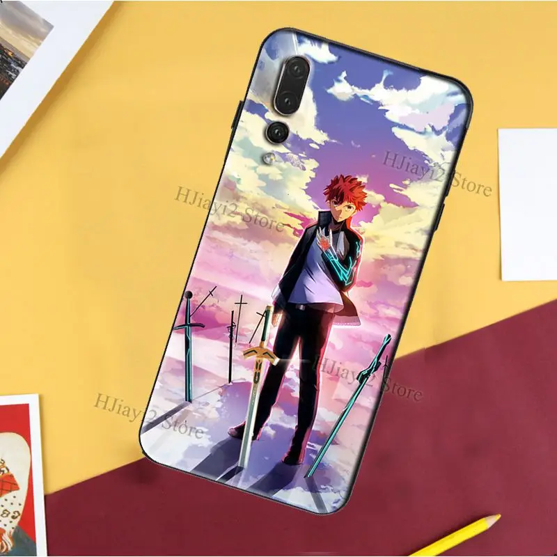 Чехол Shirou Emiya Fate Stay Night для Huawei Honor 50 10 Lite 10i 9 Pro 7A 7C 8X 8A 9X 8C 8S Y6 Y9 Y7 2019 Nova 5T | Мобильные