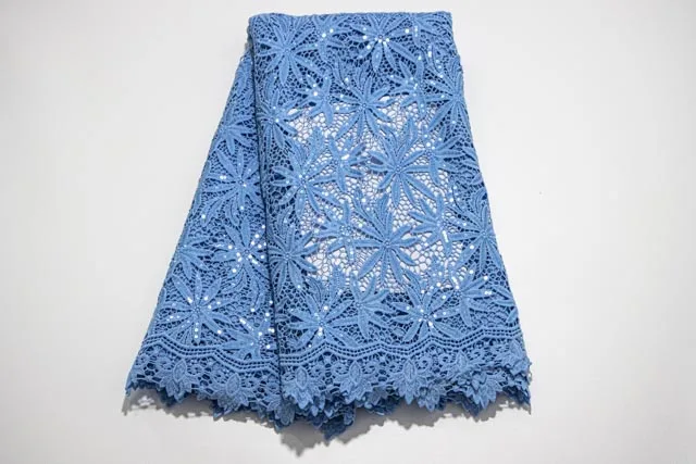 

Кружево 2022 новейшая африканская Сетка кружевная ткань с узором Мягкая нигерийская французская Тюль Кружевная Ткань 5 ярдов Свадебный Матер...