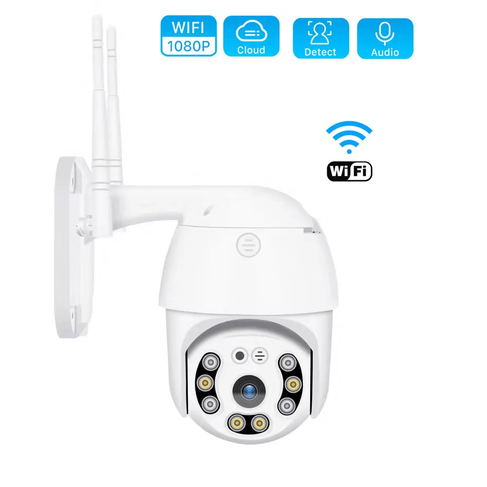 

1080P WiFi Camera Outdoor PTZ CCTV Home Security Wireless IP IR Camera Speed dome IP66 Two Way Audio IR Surveillance Camara