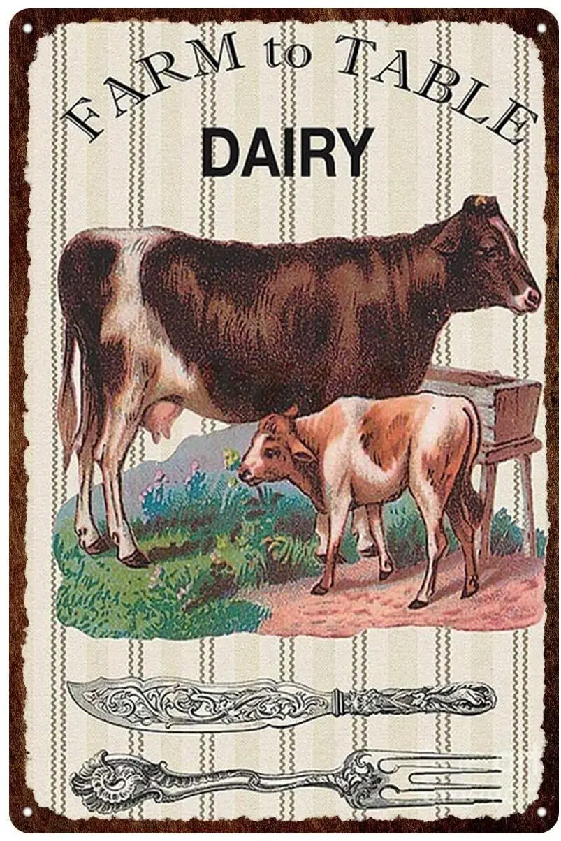 

Живопись железная в винтажном стиле для дома и улицы, 8X12