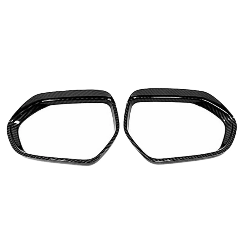 2 шт. Автомобильное зеркало заднего вида из углеродного волокна чехлы для бровей