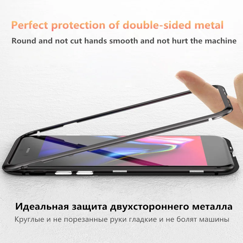 Huawei mate 20 lite чехол Магнитная Адсорбция металлический чехол для huawei mate 20 pro honor 10, 8X10 lite nova 2i 3 3i 3e 4 4e 5i 5pro