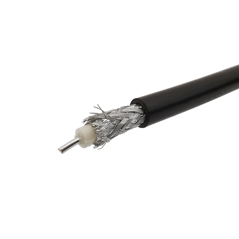 

500 Meters RF LMR195 Pigtail Cable LMR-195 Double Shielded Coaxial Cable Low Loss LMR195 Coaxial Extension Jumper Cable
