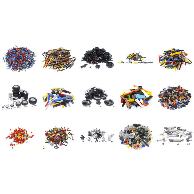 Технические шестерни, рулевые колеса, бесшовные лучевые рычаги, коннектор, ось, цепная панель, звенья цепи, детали, подходят для MOC Brick, игрушки «сделай сам» Технические шестерни, рулевые колеса, бесшовные лучевые рычаги, коннектор, ось, цепная панель, звенья цепи, детали, подходят для MOC Brick, игрушки «сделай сам»