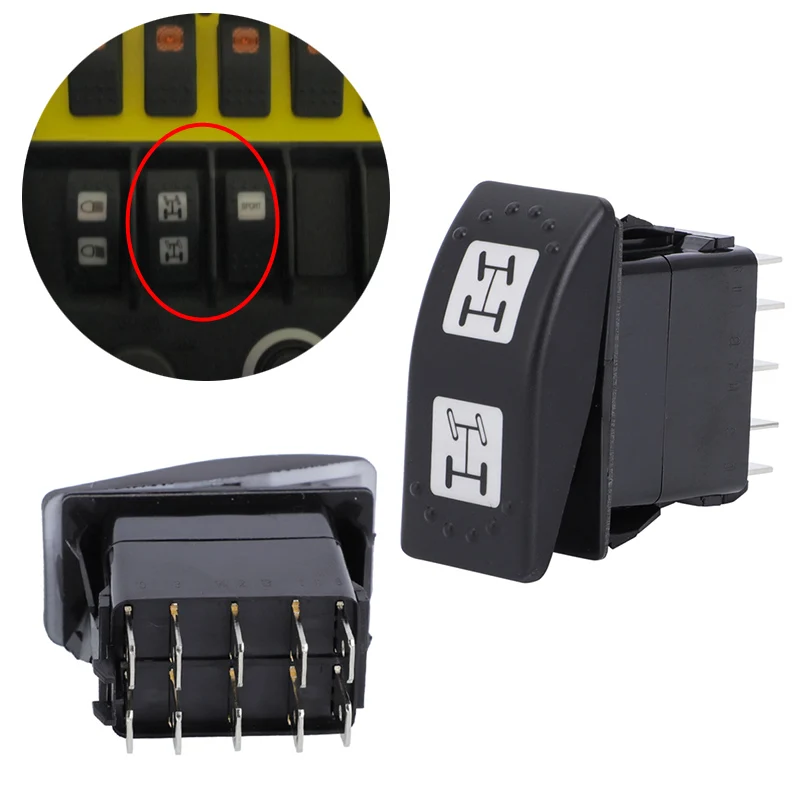 

Four Wheel Drive Switch for Can Am Maverick Commander 800 800R 1000 1000R Max 4WD Button Switch 2011-2017