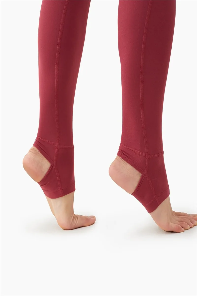 

High Waist Thin Naked Yoga Pants Women Trousers Yoga Leggings Sportswear Fitness Clothing Tummy Control Squat Proof Breathable