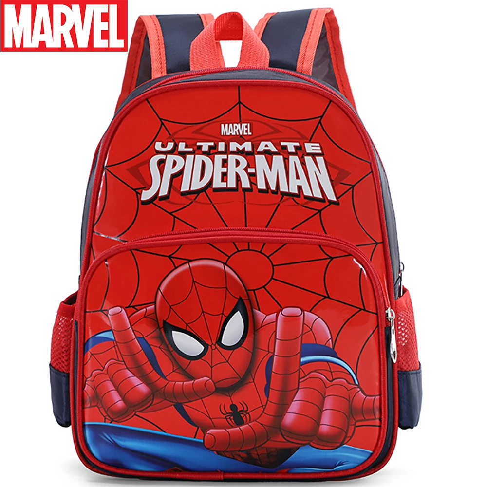 

Marvel Brand Students Schoolbags For Boys Cartoon Spiderman Fashion Backpack Bag Children Travel Shoulder Package Large Capacity