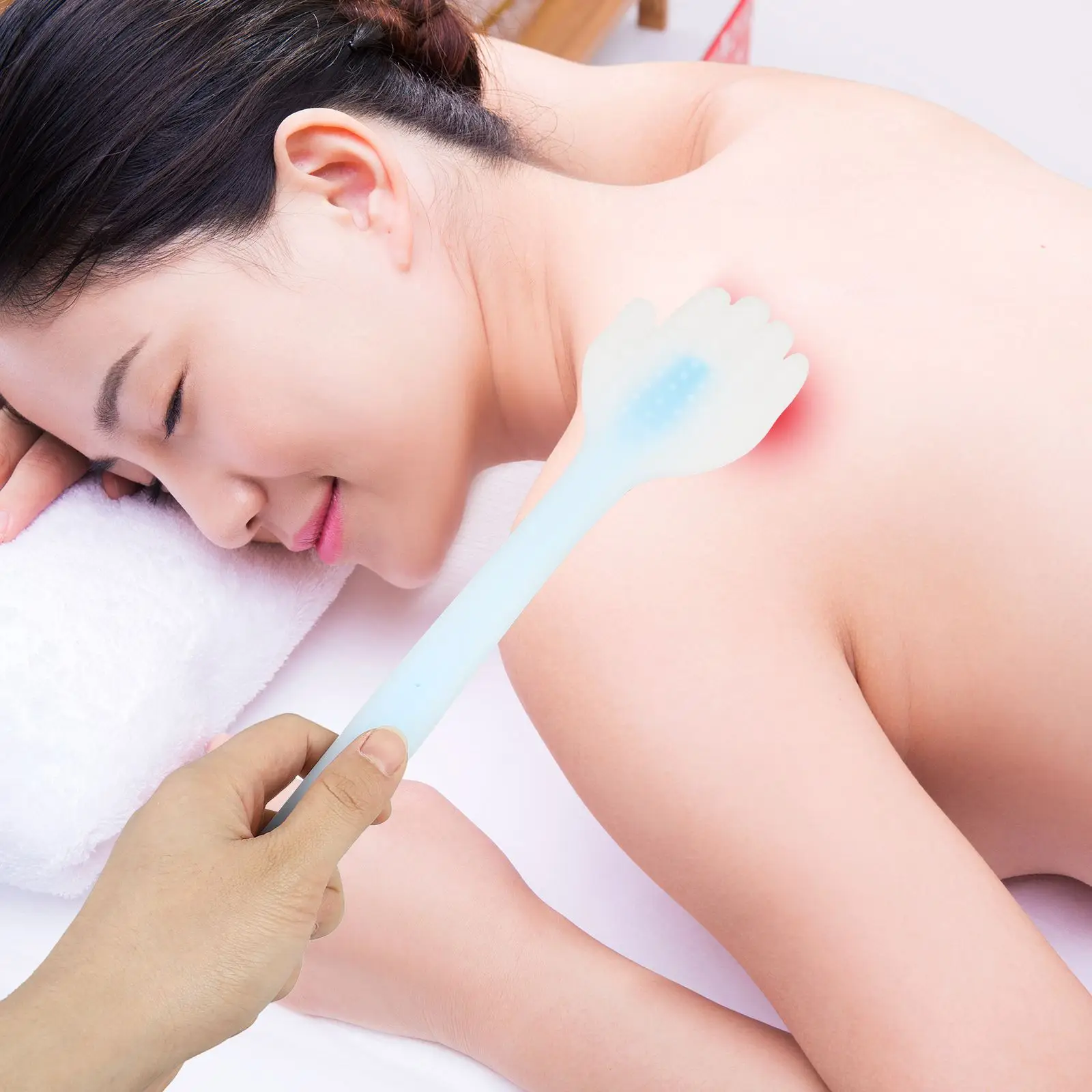 

2pcs Meridian Massage Tools Massage Pats Meridian Beating Pats (Pink + Blue)