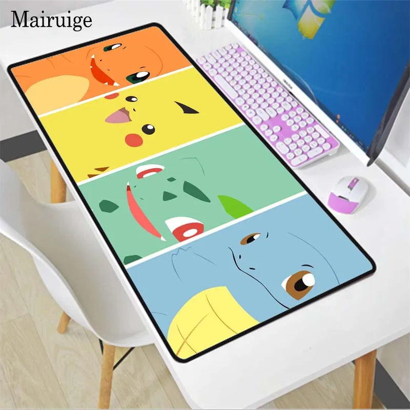 

Cute Elves Pattern Anime Mouse Pad Office Home Non-slip Large Game Mousepad Computer PC Gaming Girl Accessories Kawaii Desk Mat