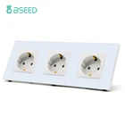 Розетка электрическая Bseed, тройная, 16 А, 110-240 В