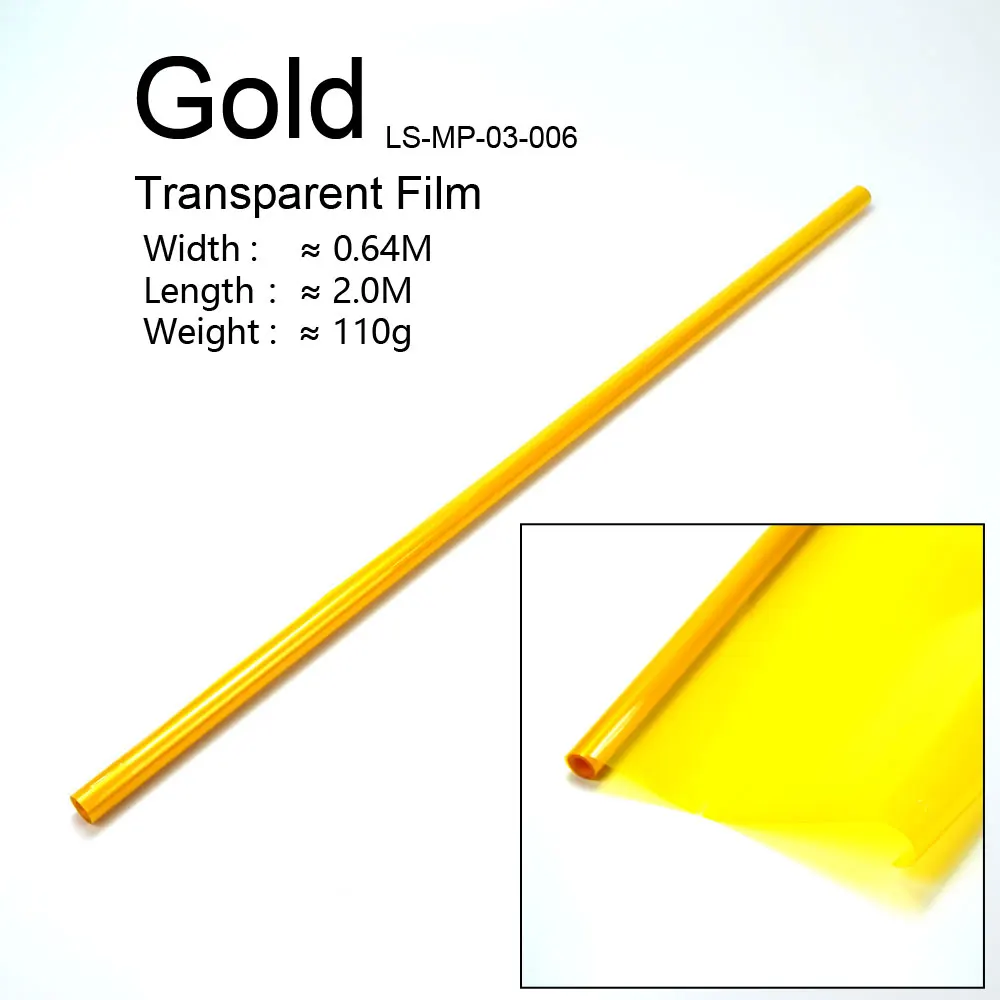 Transparent Gold Радиоуправляемый самолет покрытие прозрачная пленка для пробкового дерева самолет 60x200 см фольги/покрытие/наклейка для самолетик из пробкового дерева модель - Цвет: Transparent Gold