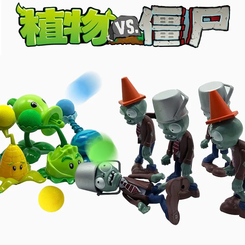 Большие подлинные Растения Vs. Игрушки-Зомби полный набор мальчиков на выброс