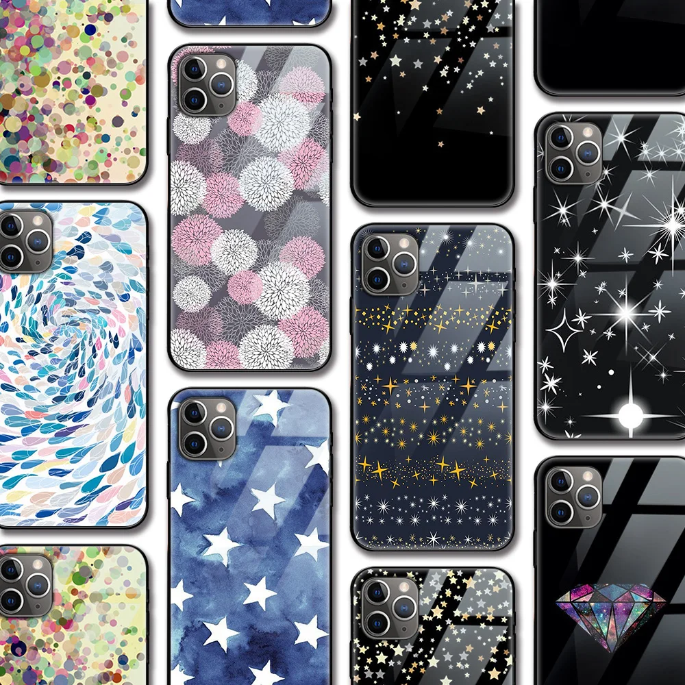 

Fashion diamond Funda Case for Iphone 12 Pro case for Iphone 12 11 XR Pro XS MAX X 7 8 6 6S Plus SE 2020 Tempered Glass Case