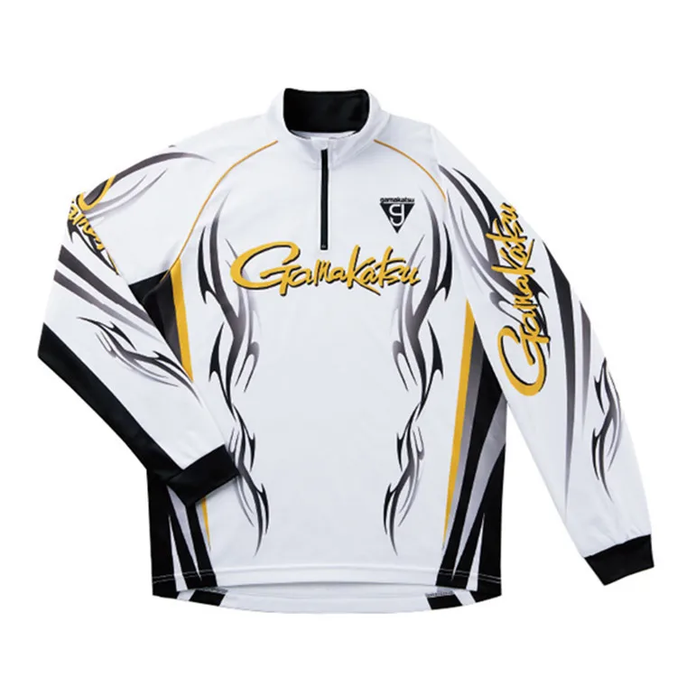 

GAMAKATSU Fishing Long Sleeve Clothes Anti-UV Sunscreen Breathable Quick Dry Outdoors Sports Summer Fishing Clothing DAIWA