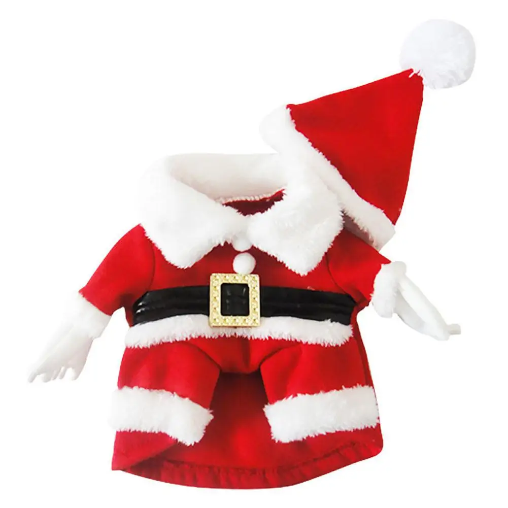 

Funny Cosplay Standing Coat Clothes for Christmas Pet Dogs Teddy Bichon Wear