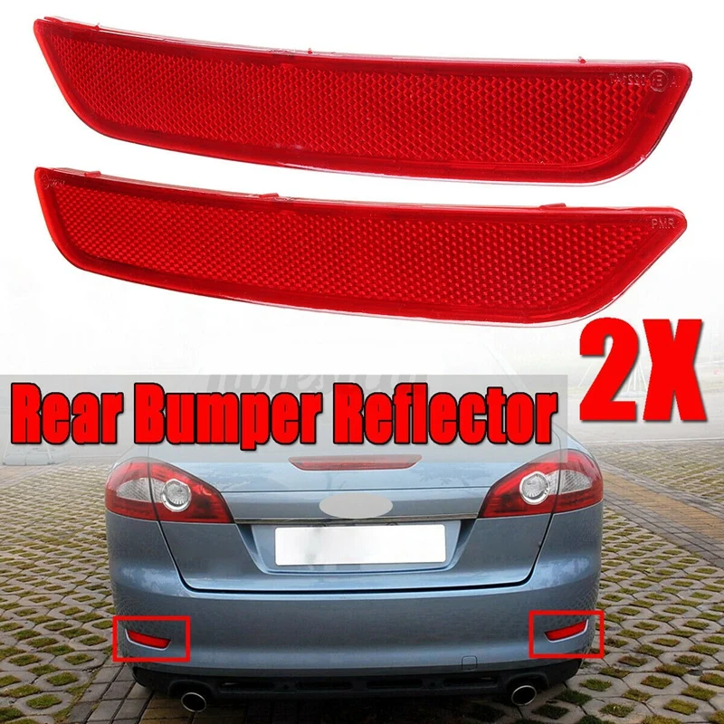 Красный отражатель заднего бампера для Ford Mondeo MK4 2007-2010 1491914 1491915 | Автомобили и