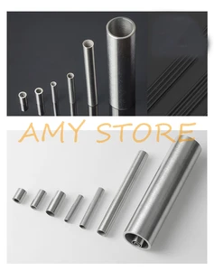 2 шт. серебряная круглая капиллярная трубка из нержавеющей стали 304 диаметр 16 мм длина 250 мм ID 12 мм пустая круглая трубка