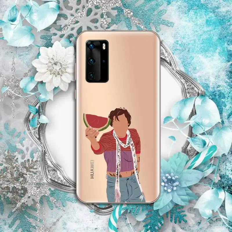 

harry style one direction Phone Case Transparent for Huawei P honor 8 10i 20 30 40 smart 2019
