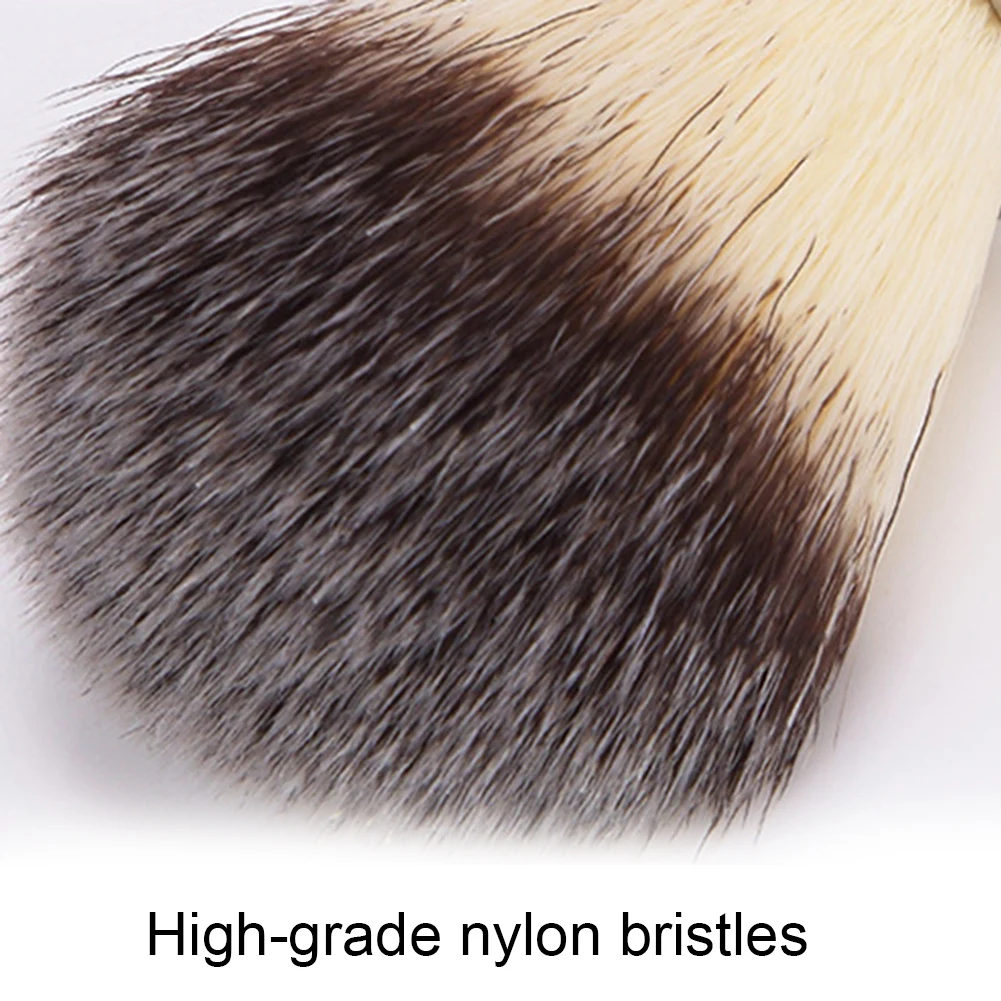 

Professional Men Hair Shaving Brush With Wooden Handle Pure Nylon For Men Face Cleaning Shaving Tools Cosmetics Salon Tool