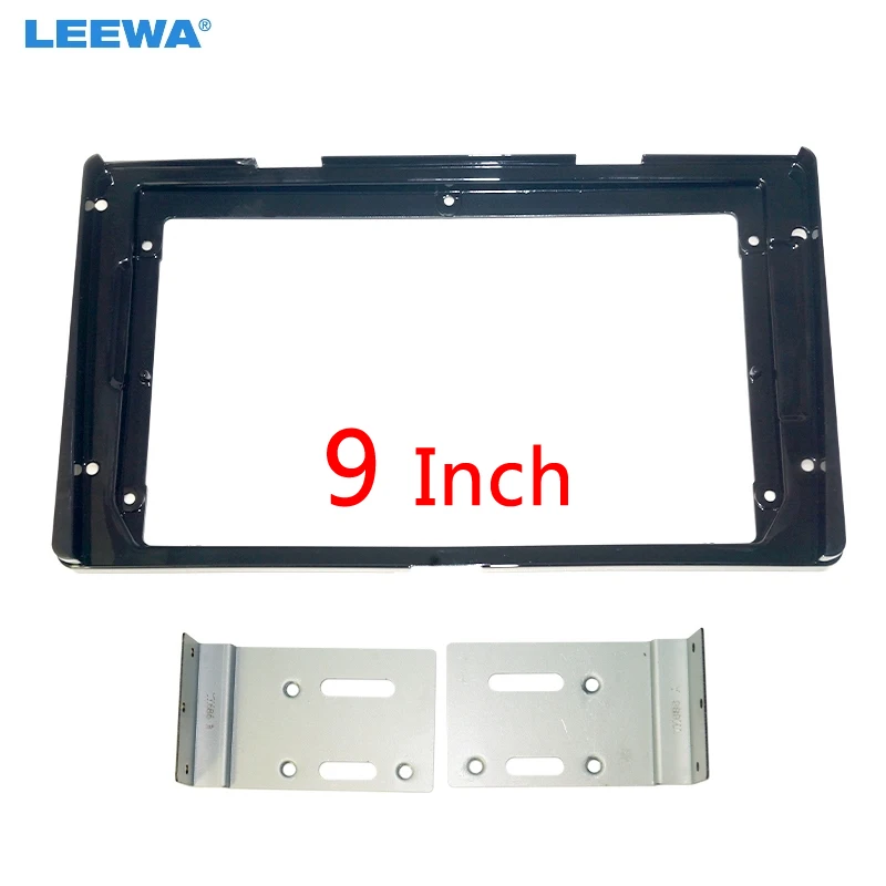 

LEEWA автомобильная стереосистема 9 "большой экран Рамка адаптер для Toyota Sienna 2Din приборная панель комплект рамка для аудиосистемы # CA6653