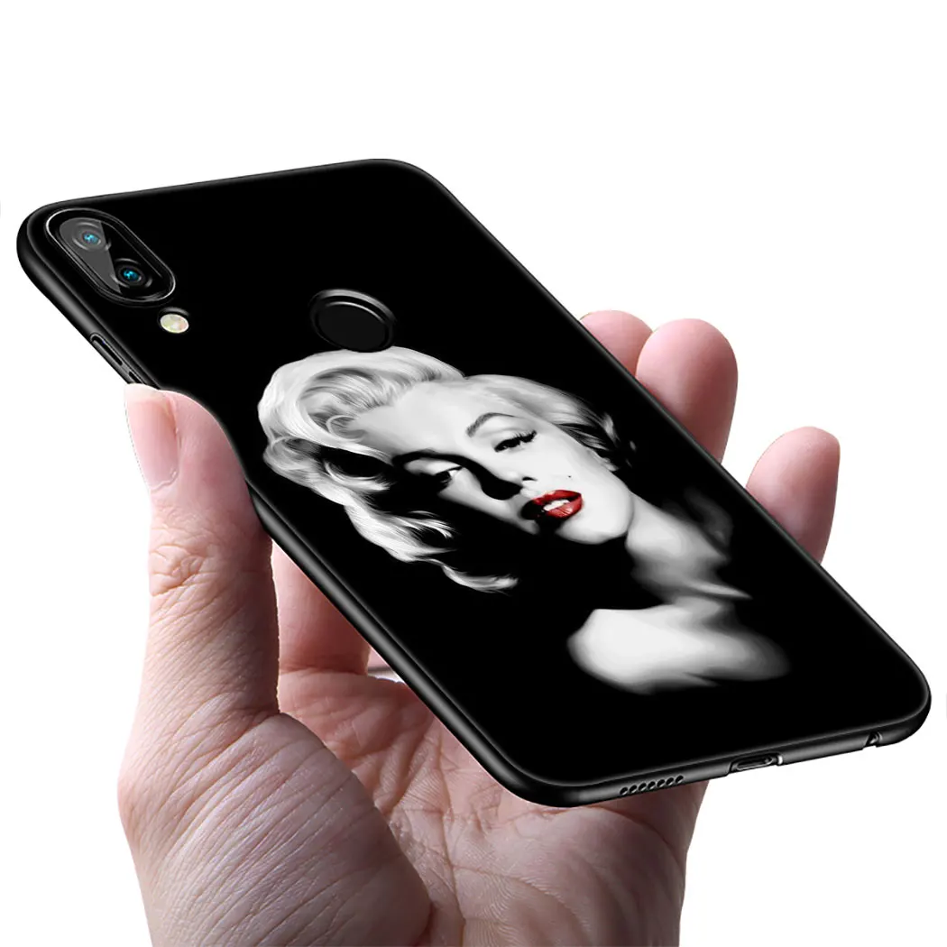 IYICAO Marilyn Monroe Lovely Soft Silicone Case for Huawei Mate 20 10 Lite Pro Nova 5i 4 3i 3 2i 2 |