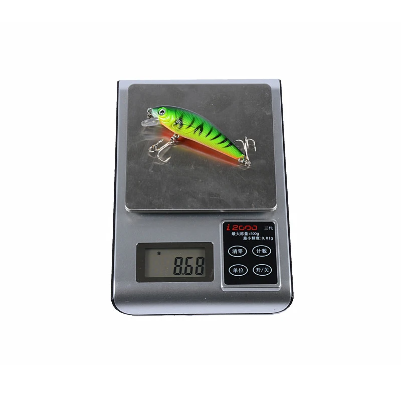 

72mm Artificial Soft Fishing Lures 3D Eyes Easy Shiner Fish Lures Fishing Tool Accessories Seawater Freshwater Fish Hook