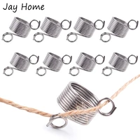 2 size stainless steel yarn guide finger ring holder knitting thimble for crochet knitting diy crafts yarn thread guiding tools
