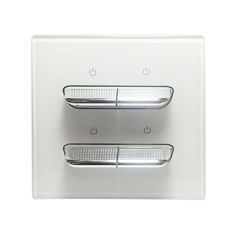 

Tempered Glass Reset Toggle Switch 86 Type Crystal 1 2 3 4 Gang 1 2 Way Socket X37B