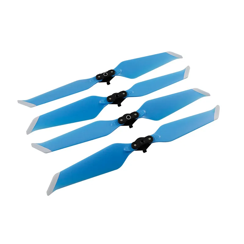 4PCS Blue 4 шт. малошумный Пропеллер для DJI Mavic 2 Pro Zoom Быстроразъемное лезвие 8743 шумоподавляющий вентилятор детали для дрона винтовые принадлежности - Цвет: 4PCS Blue