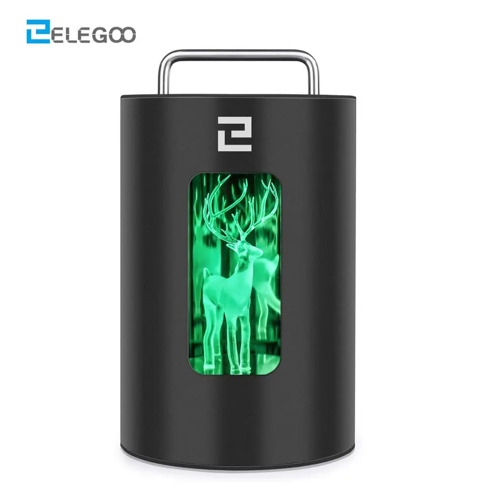 ELEGOO Меркурий 3D принтер лечебный станок 405 нм Смола УФ ящик светильник световым