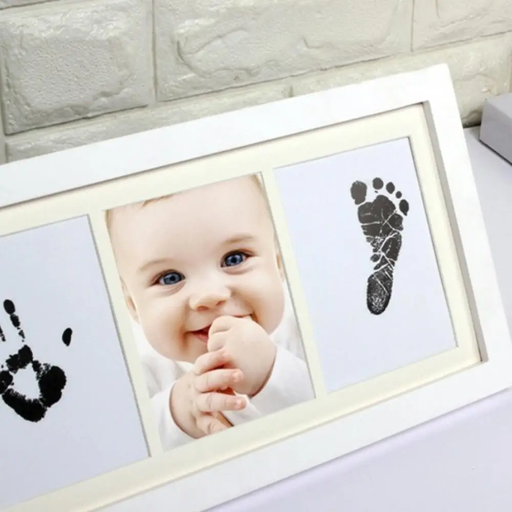 Handprint Baby Inkless Touch нетоксичные сувениры литье новорожденного отпечаток ноги