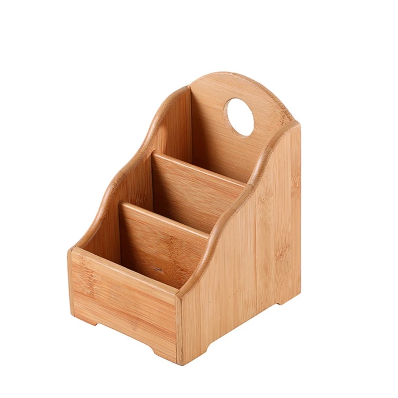 

Настольный держатель для ручек с 3 отделениями, бамбуковый ретро-контейнер для ручек, офисные и домашние канцелярские принадлежности, вмест...