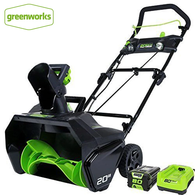 Greenworks PRO 20 дюймовый 80 в беспроводной снегоочиститель с батареей 5 0 Ач|Воздуходув| |