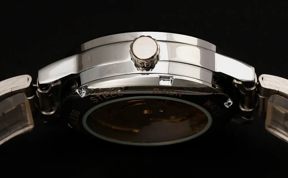 Часы-скелетоны мужские из нержавеющей стали | Наручные часы