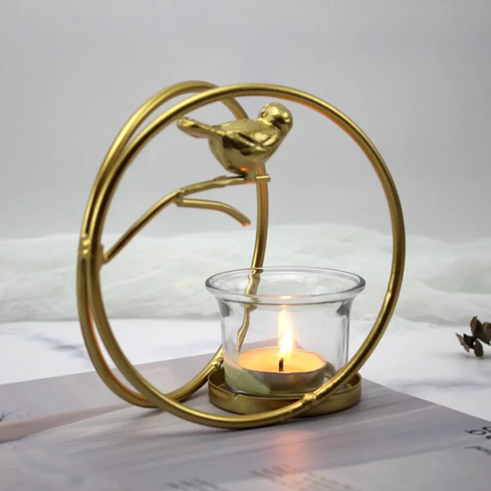 Новый геометрический Железный Подсвечник настенный подсвечник орнамент бра