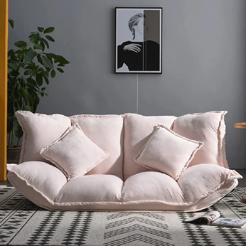 Европейский напольный диван для ленивых одинарный двойной маленький кровать