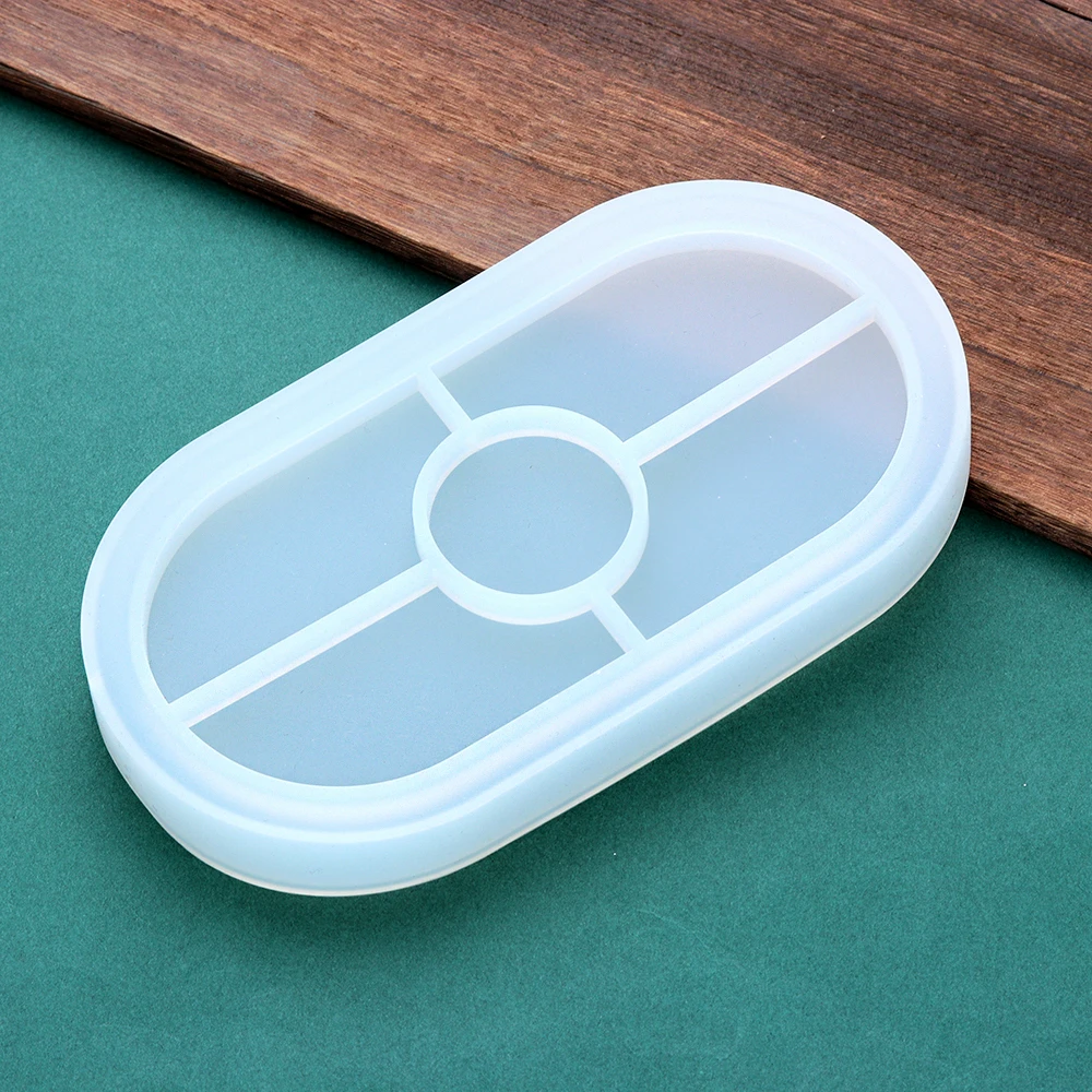 Прямоугольная Гибкая силиконовая форма для пепельниц поделок из эпоксидной