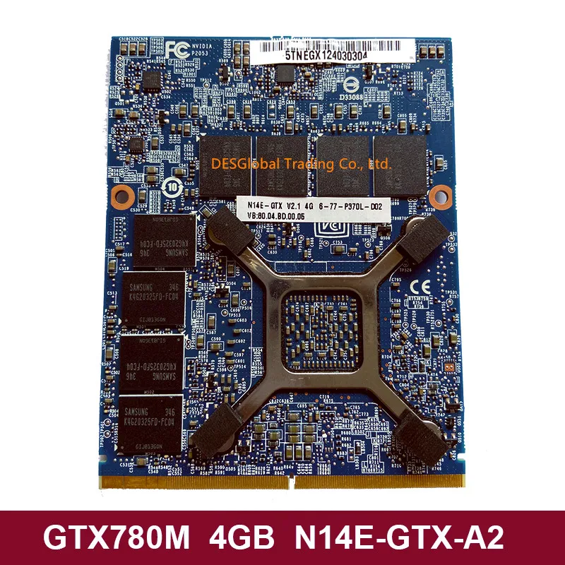 GTX780M GTX 780 м VGA Видео Графическая карта для Clevo P375SM P170EM P150EM P157SM P151SM P150SM P170SM P177SM P370SM P570EM
