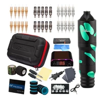 ez complete kit filter v2 plus cartridge tattoo machine power supply needles grip cover accessories