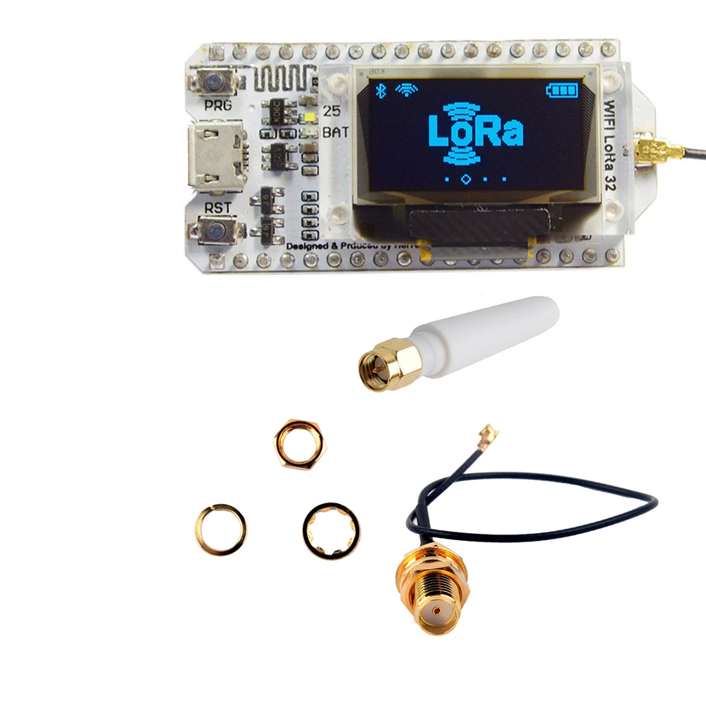 SX1278 LoRa ESP32 0 96 дюйма синий OLED дисплей Bluetooth WIFI Lora модуль приемопередатчика IOT