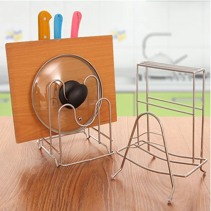Кухонная тонкая полка держатель ножа Проволочная рамка стойка из нержавеющей