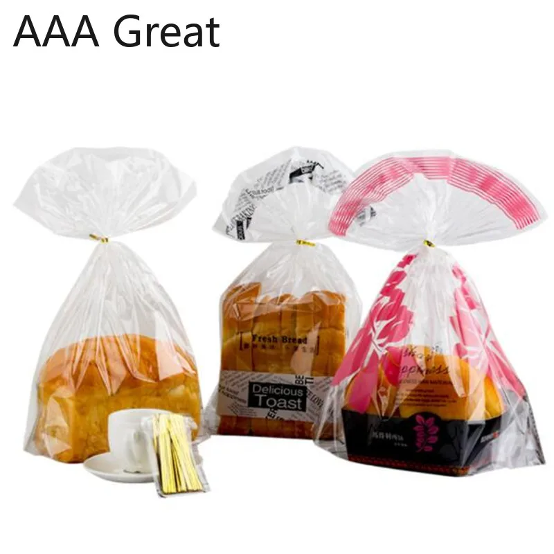 50 шт./лот белый прозрачный пакет с цветами упаковка для печенья пластиковые