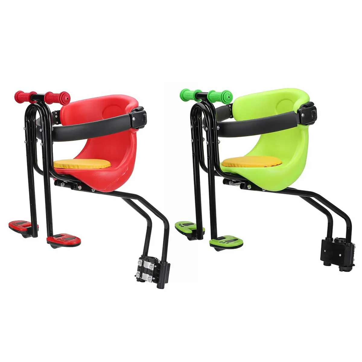 

Bicycle Baby Safety Seat for Kids Child Safety Seat Soft cushion Height Adjustable Front Seat Saddle Boad Bike Child Safety Seat