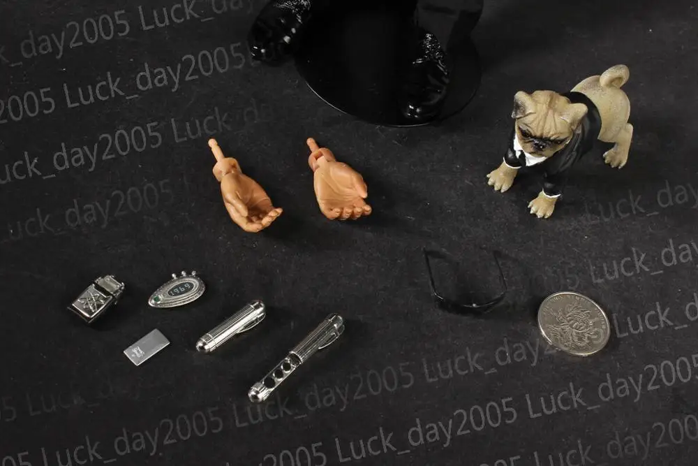 Дракон MIB3 мужчины в черном 3 агент J Will Smith w/Frank Dog 1/6 Фигурка (без коробки)| |