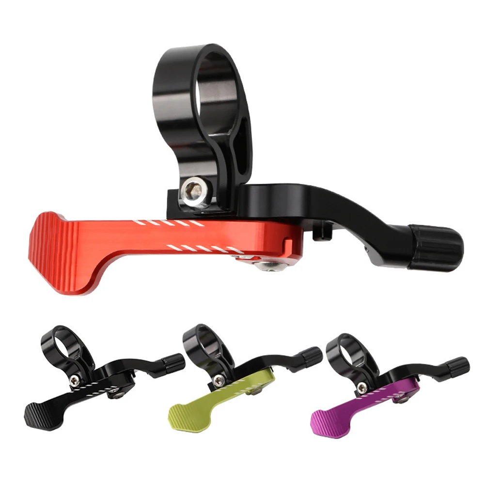 

Bike Dropper Remote Lever Aluminum Alloy 2-Way Mount Adjustable Seatpost Dropper Line Controller Bicycle Accessories Replacement