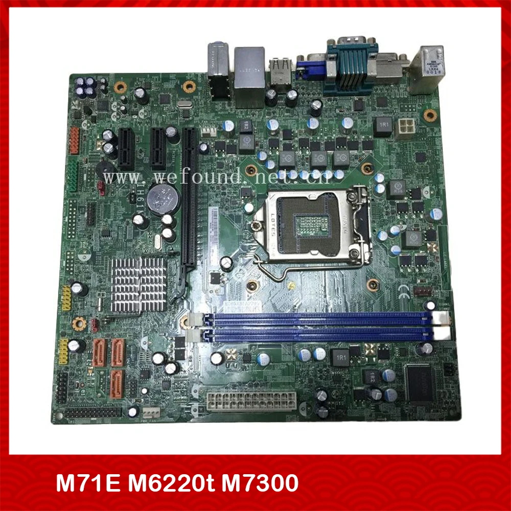 

100% Working Desktop Motherboard For Lenovo M71E M6220t M7300 IH61M 03T6014 03T8157 03T8179 Fully Tested Good Quality