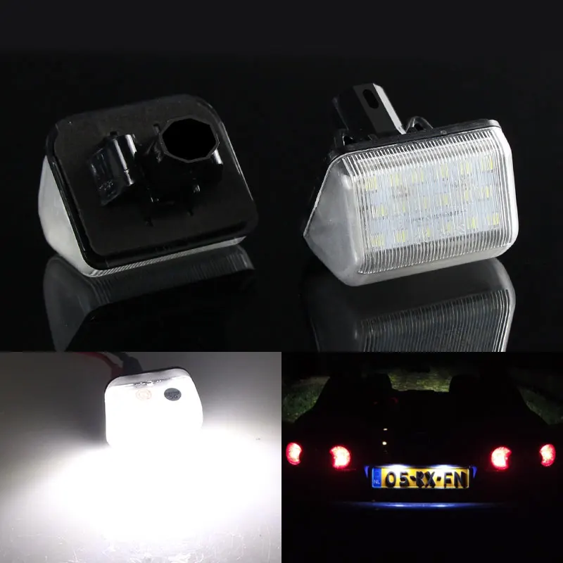 Светодиодные лампы для номерного знака Mazda 2 шт. белые безотсветодиодный