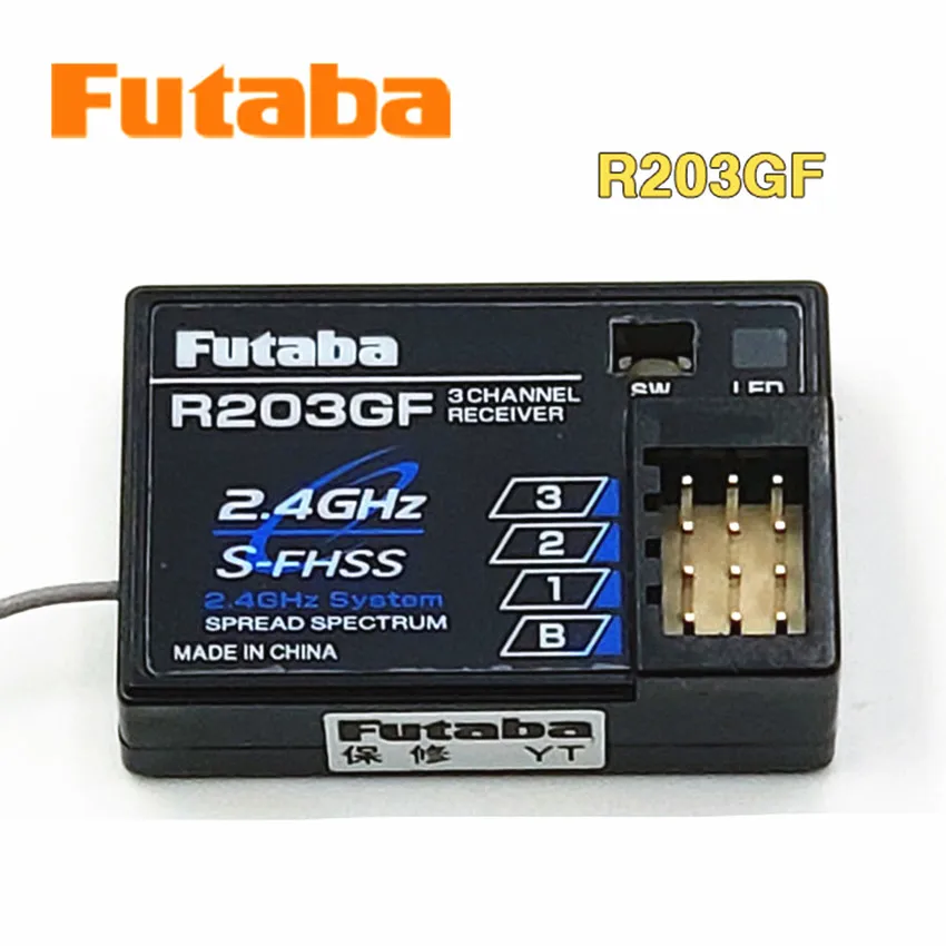 Futaba R203GF 2 4G 3 Каналы S FHSS Mirco приемник для 4PL 4PLS 3PRKA 3PV 4PV 4 7PX дистанционного Управление