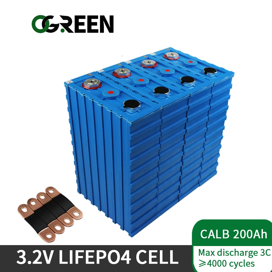 OG CALB200AH новые 3 2 V 8 шт литий железо фосфат Lifepo4 форма 24V200AH 12V400AH пакеты для хранения