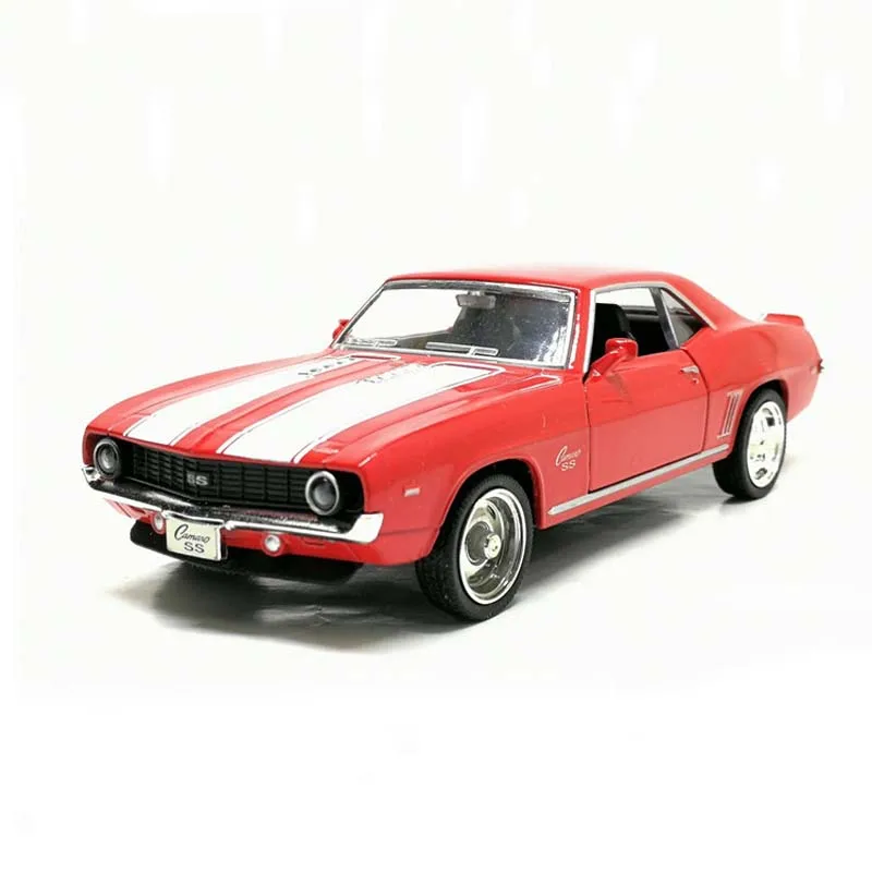 

1/36 Scale USA 1969 Camaro SS Vintage Diecast Metal Car Model Toy For Kids Birthday Gift Collection Free Shipping